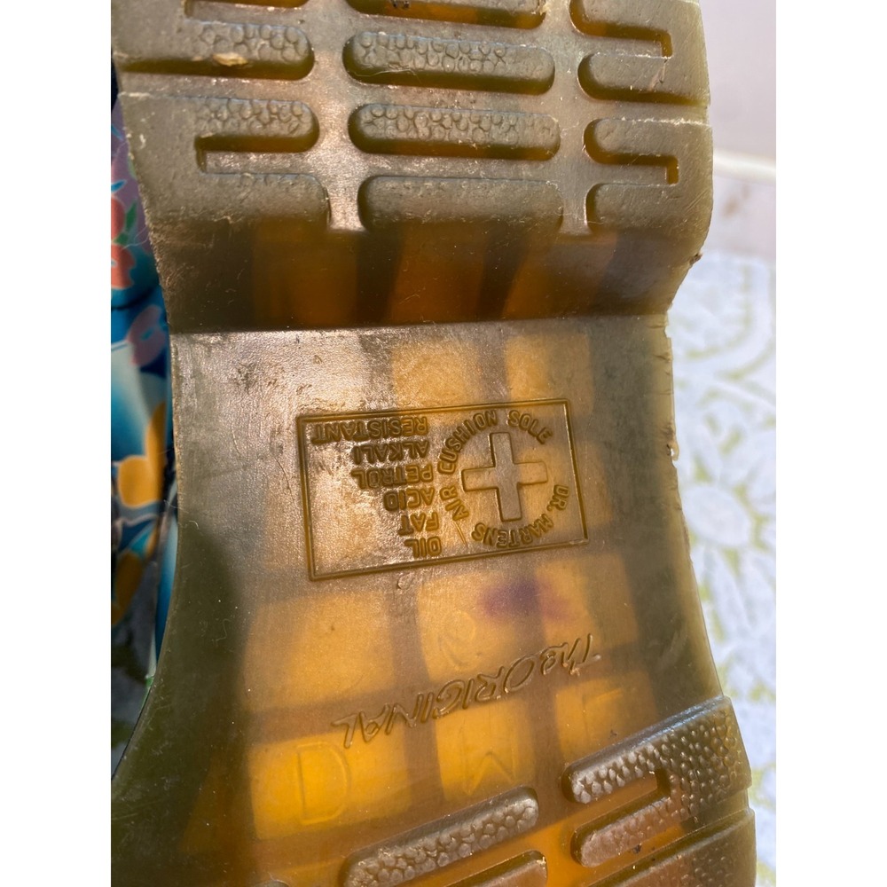 Doc Martens Psycho Tattoo 1460 Leather Boots Women's US 7 & UK 5 Rare Few Scuffs - Picture 11 of 16